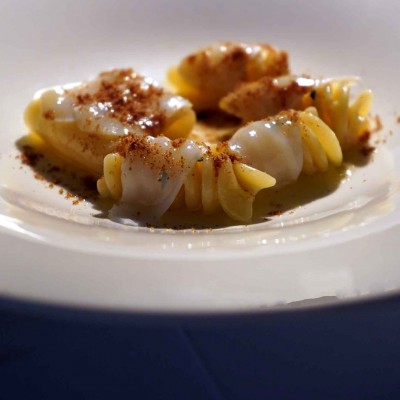 Mauro-Uliassi-Senigallia-fusilli-lardo-polpo